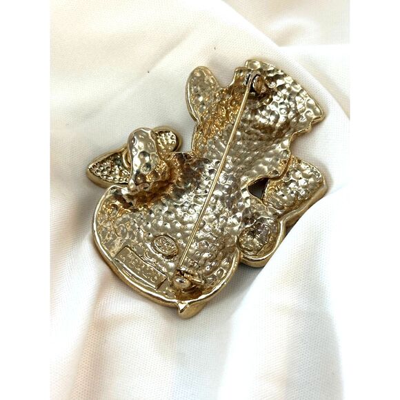 Snowman Trembler Brooch SFJ Christmas Pin - Picture 5 of 5